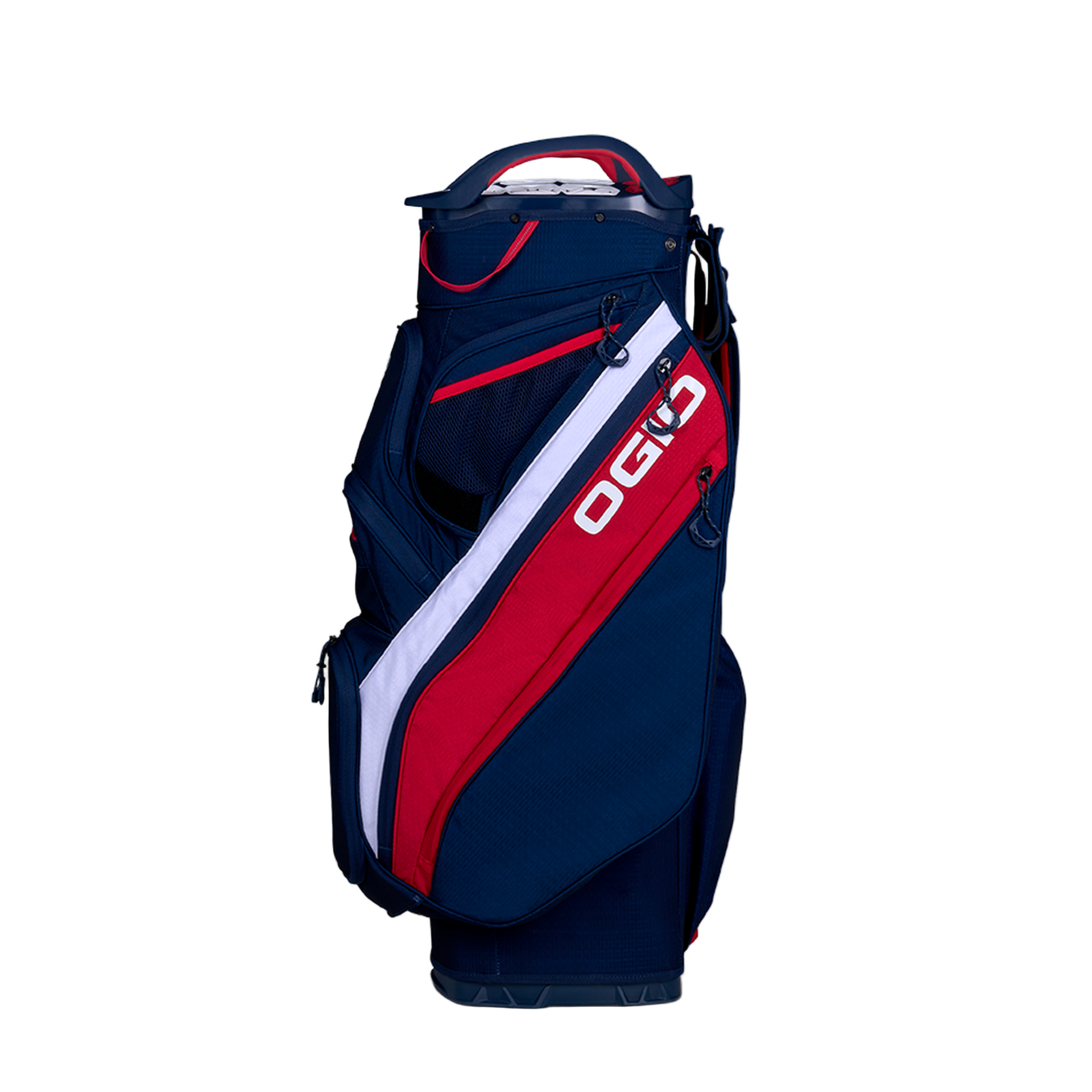 Ogio Silencer Cart Bag | Red/White/Blue