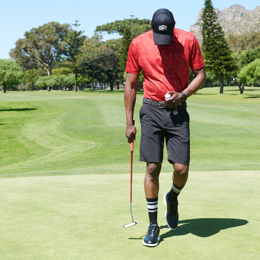 Men's Dimention Dry Tech Performance Golfer Polo Shirt