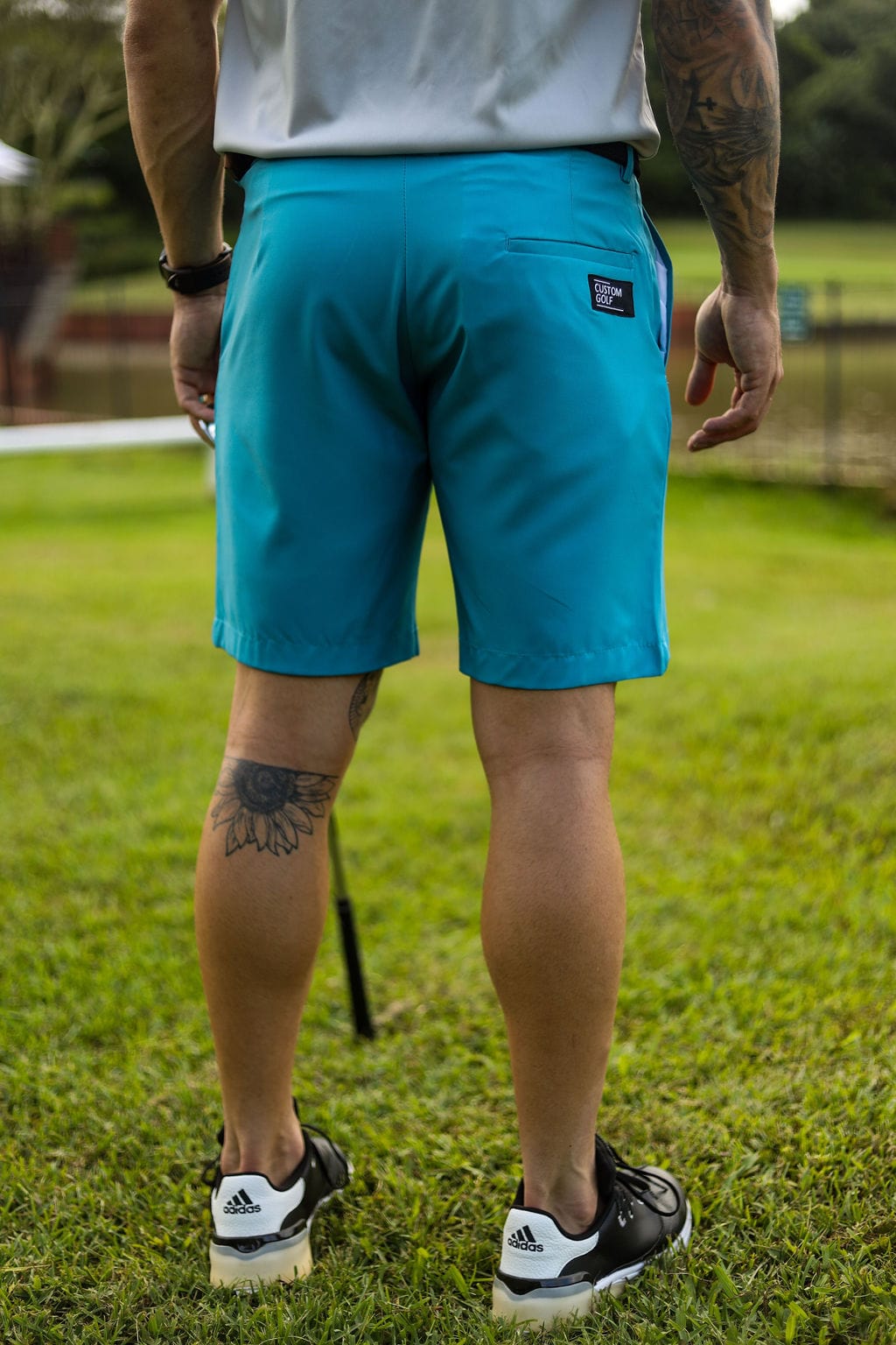 Custom Apparel Men's Golf Shorts | Pure Motion | Egyptian Teal
