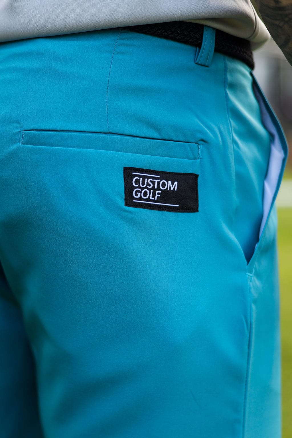 Custom Apparel Men's Golf Shorts | Pure Motion | Egyptian Teal