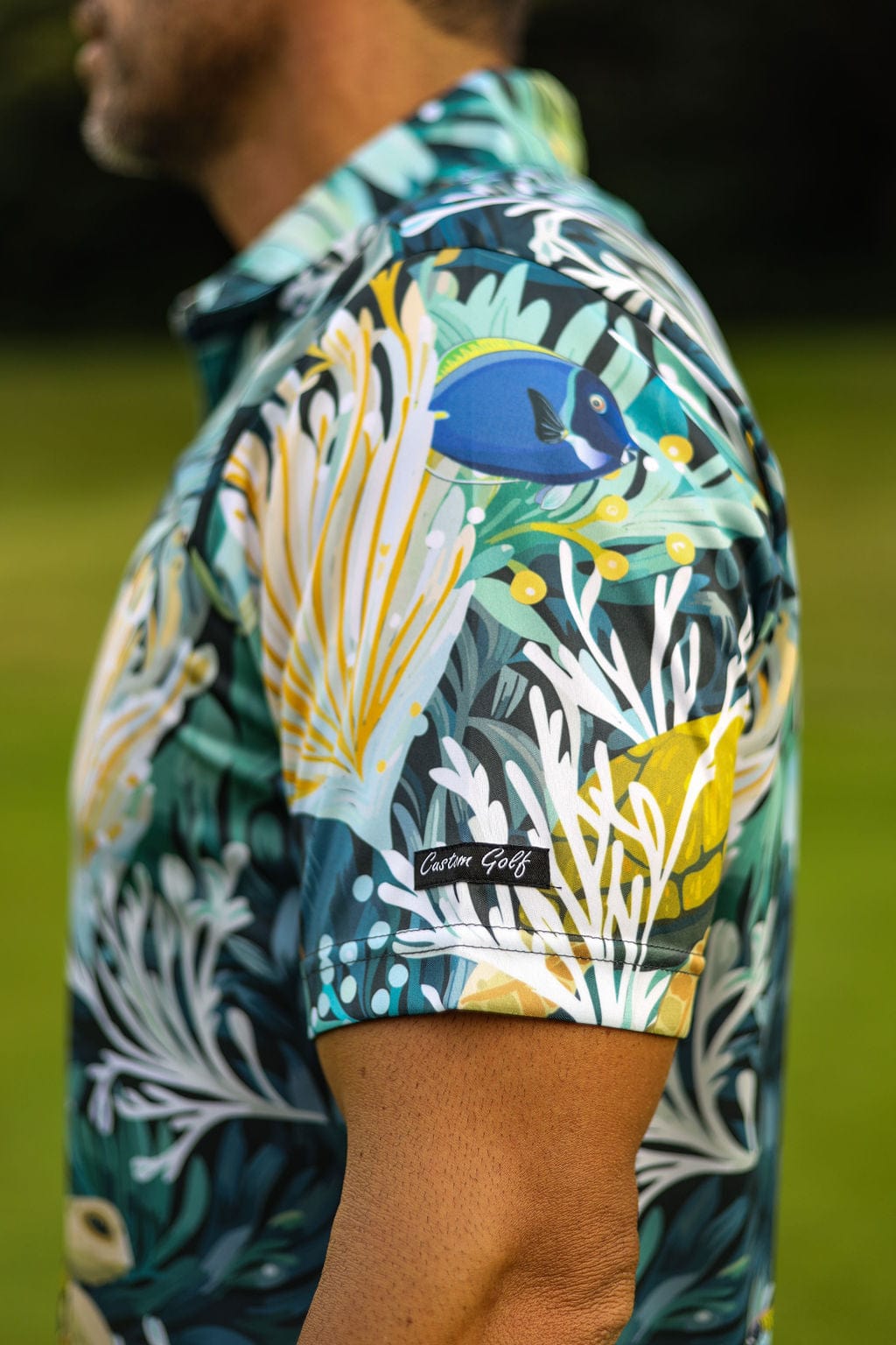 Custom Apparel Men's Funky Golf Shirt | The Reef
