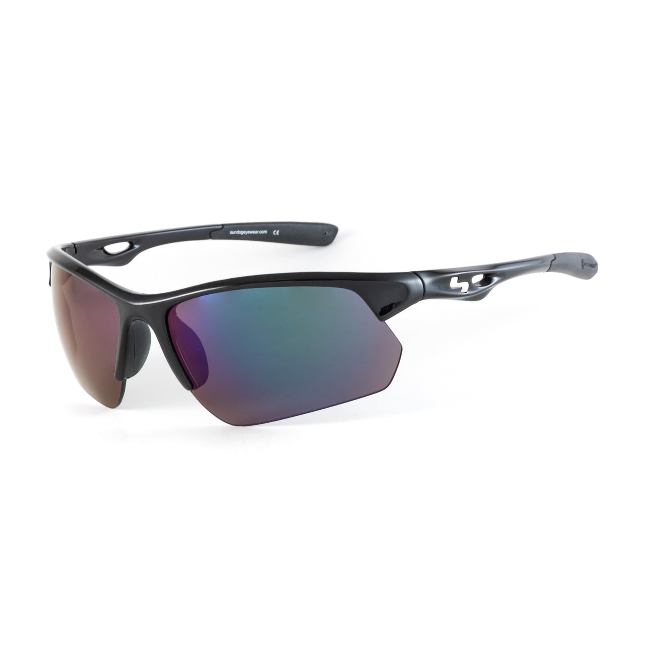 Sundog Sunglasses | Stack Shiny | Black/Green