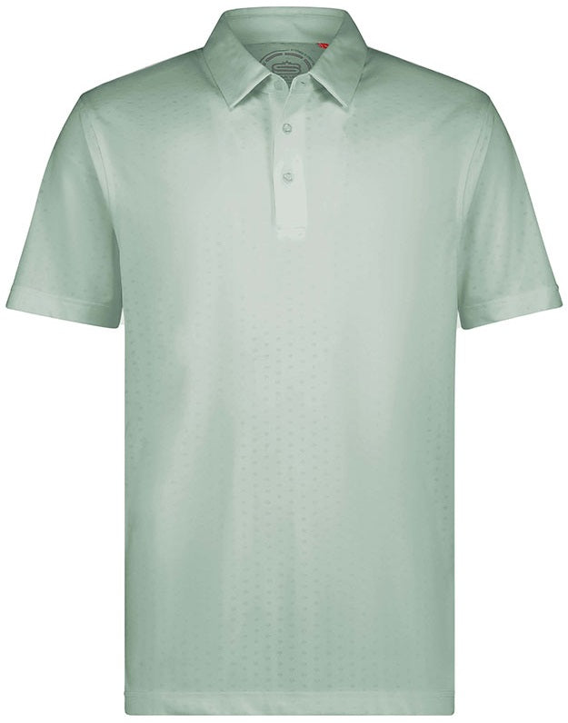 Men's Aztec Melange Dry Tech Performance Golfer Polo Shirt