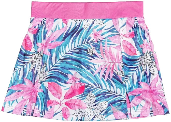 Swagg Women's Paradise Printed Stretch Skorts / Short Skirt