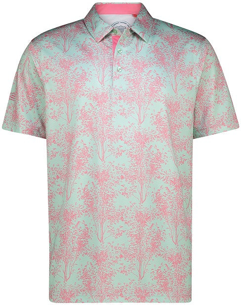 Men's Leaf-ish Dry Tech Performance Golfer Polo Shirt