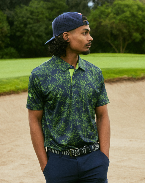 Men's Leaf-ish Dry Tech Performance Golfer