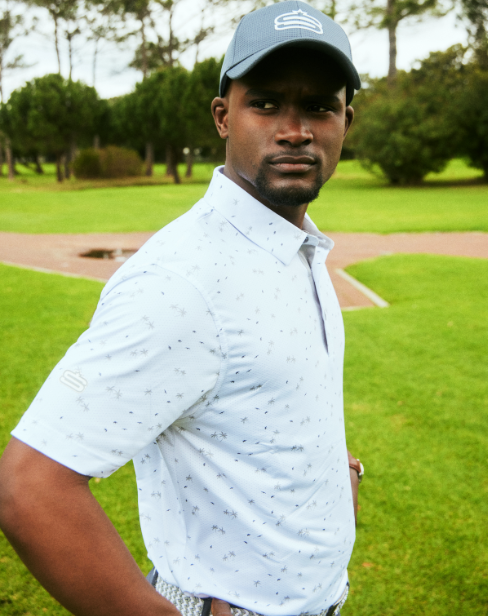 Men's Summer Vibes Dry Tech Performance Golfer Polo Shirt