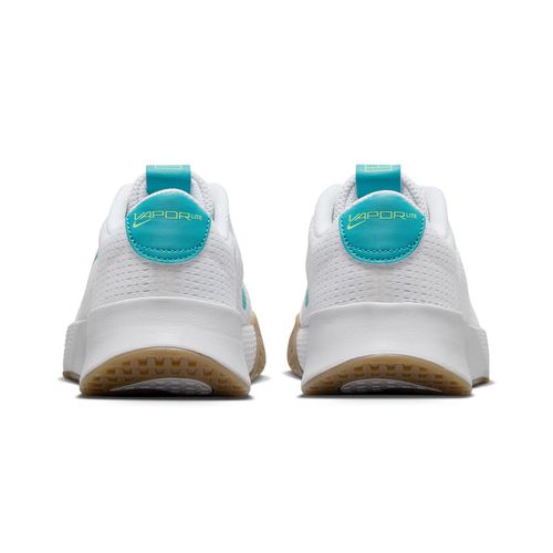 LADIES NIKE VAPOR LITE 2 TENNIS - WHITE/AQUA