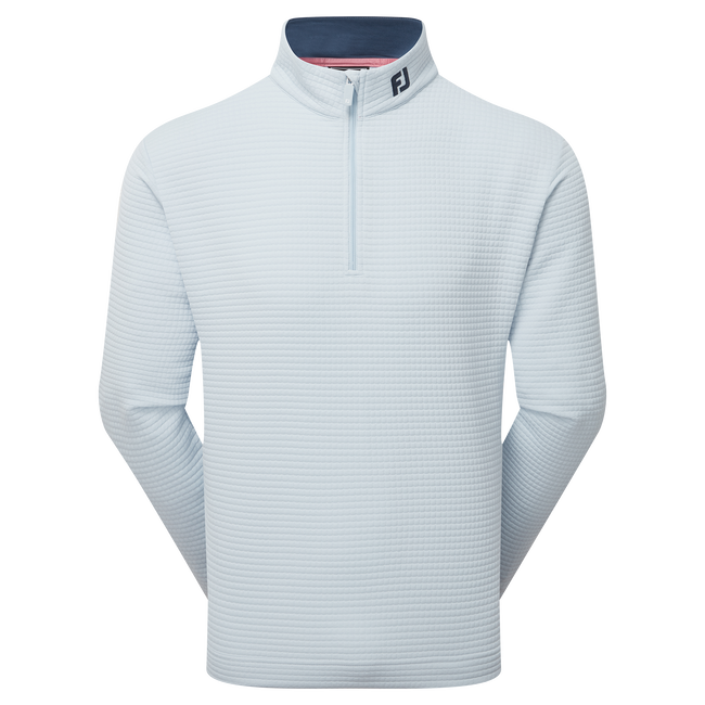 FootJoy Men's Golf Jersey | Quilt Texture Chill-Out | Skyway