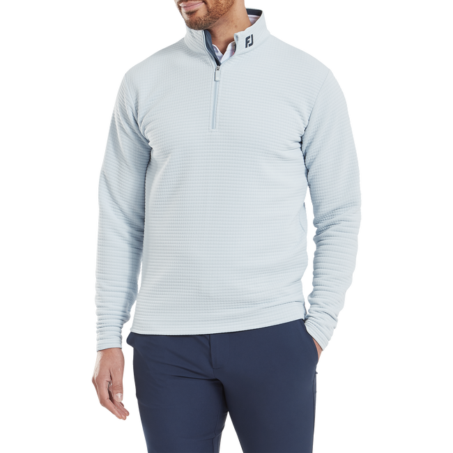 FootJoy Men's Golf Jersey | Quilt Texture Chill-Out | Skyway