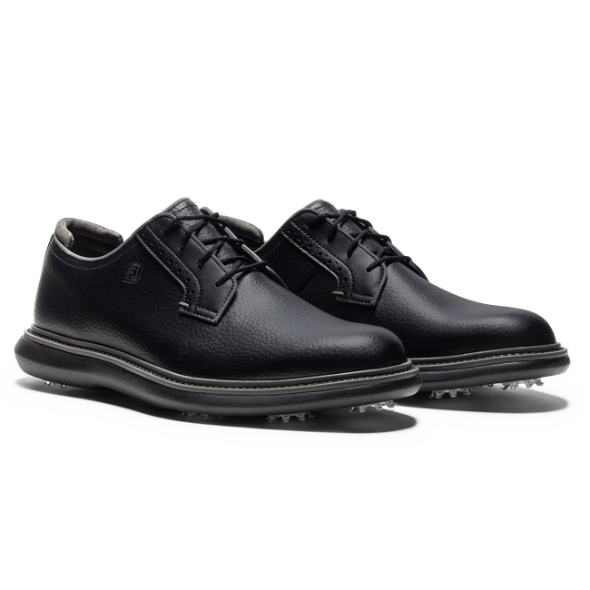 Footjoy Men's Golf Shoes | Traditions | Black/Black/Black