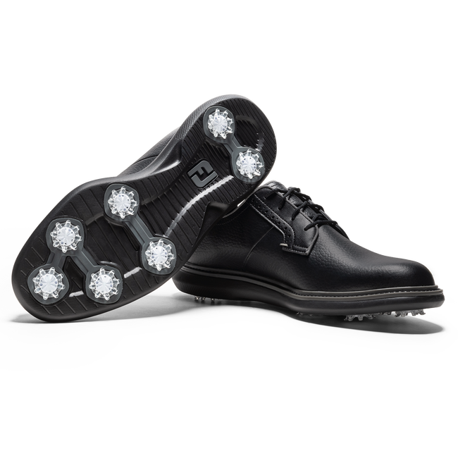 Footjoy Men's Golf Shoes | Traditions | Black/Black/Black