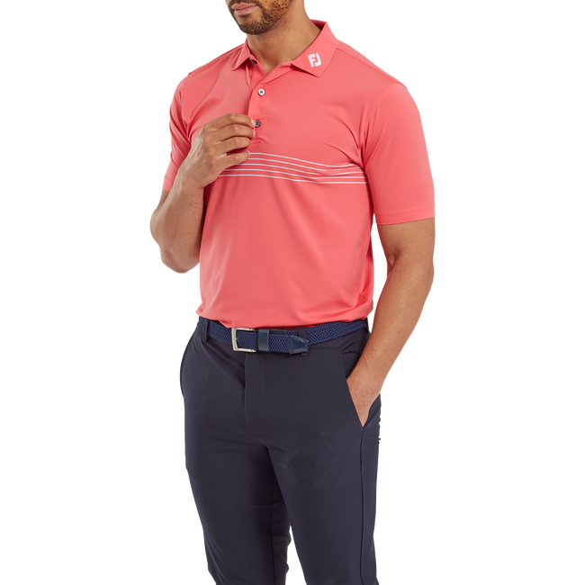 Titleist/Footjoy Golf Apparel | EU Engineered Pinstp. Coral 81589S