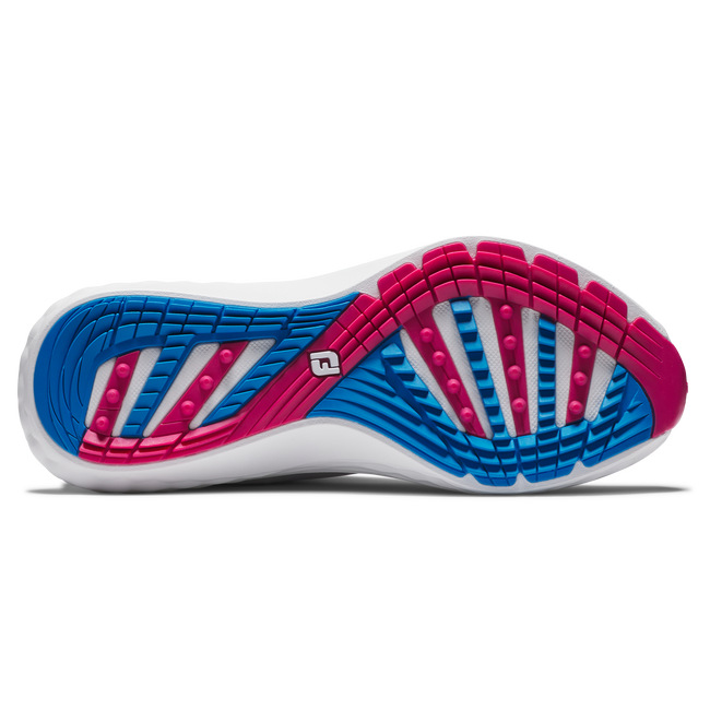 Footjoy Women`s Golf Shoes | Quantum | White/Blue/Pink