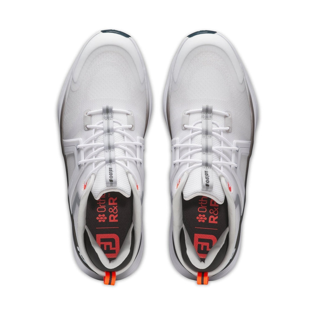Footjoy Men's Golf Shoes | HyperFlex | White/Black/Red