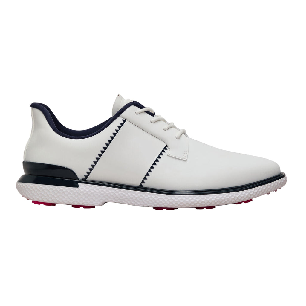G/Fore Women`s Golf Shoe | Gallivanter Saddle Stripe | Snow/Twilight