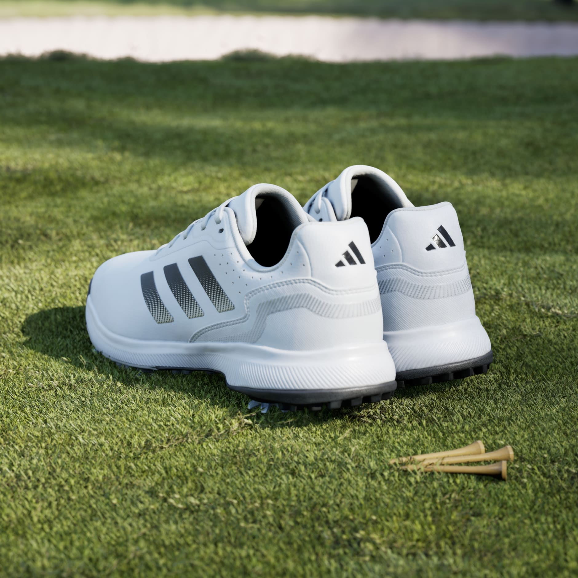 Adidas Men's Golf Shoes | Traxion Response | White/Black/Silver