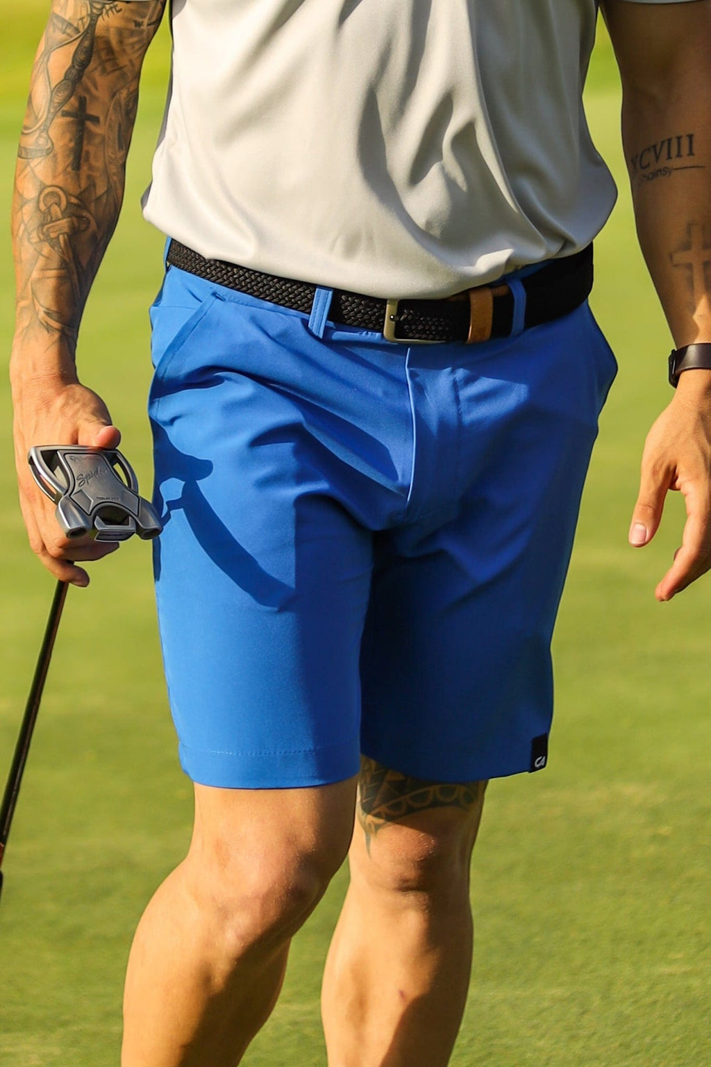 Custom Apparel Men's Golf Shorts | Imperial Blue