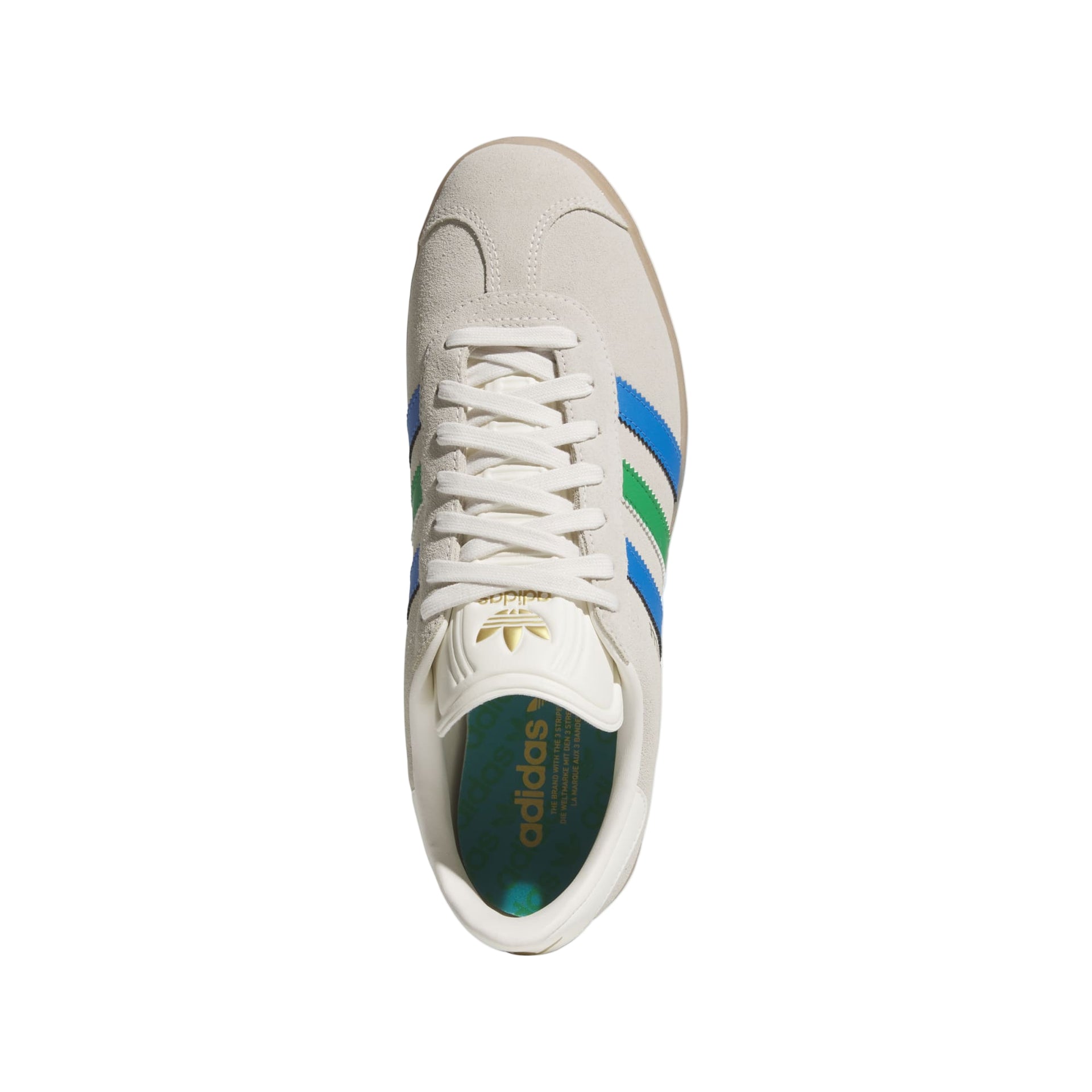 Adidas Men`s Golf Shoe | Gazelle | White/Green/Blue/Beige