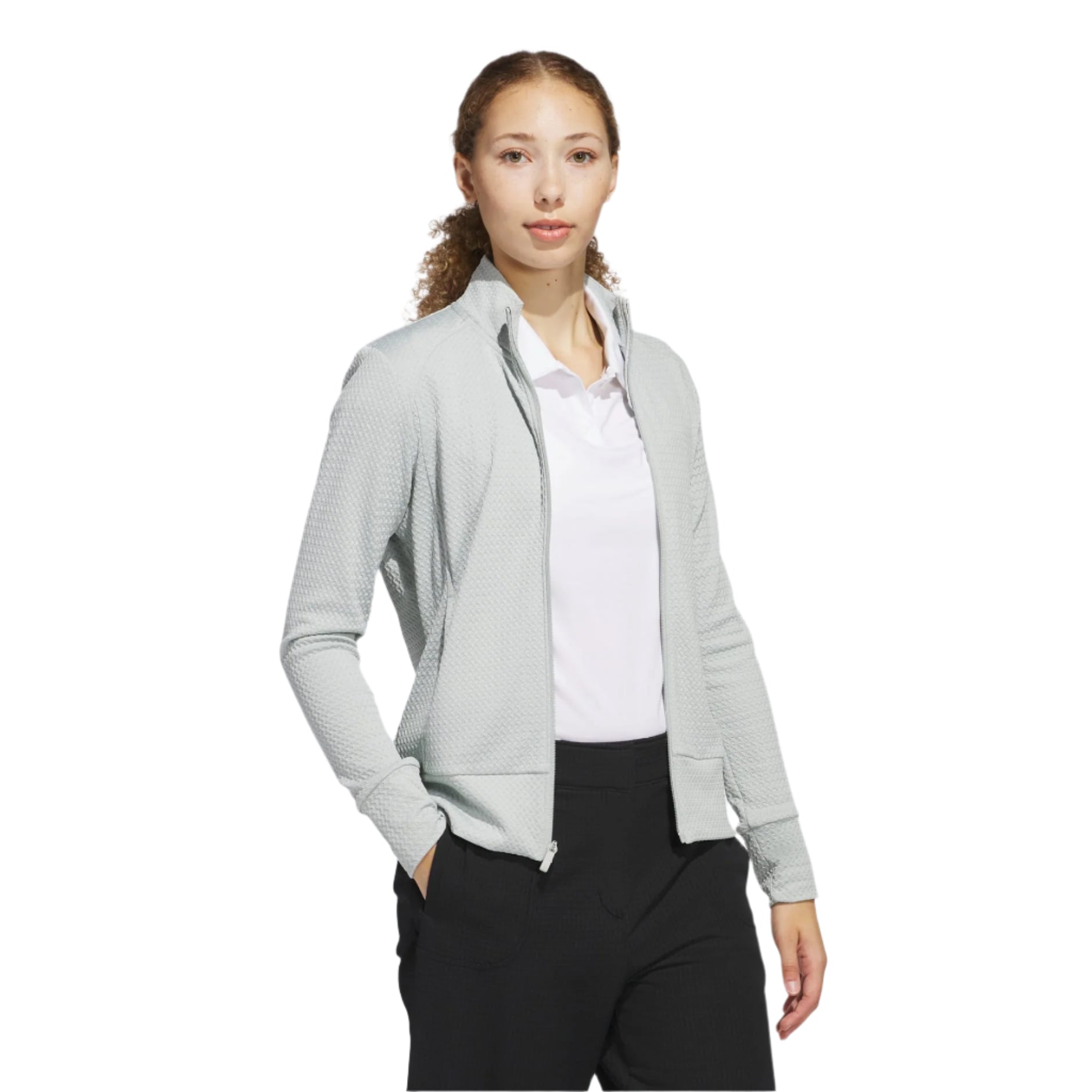 Adidas Women's Jacket | Textured | Sage