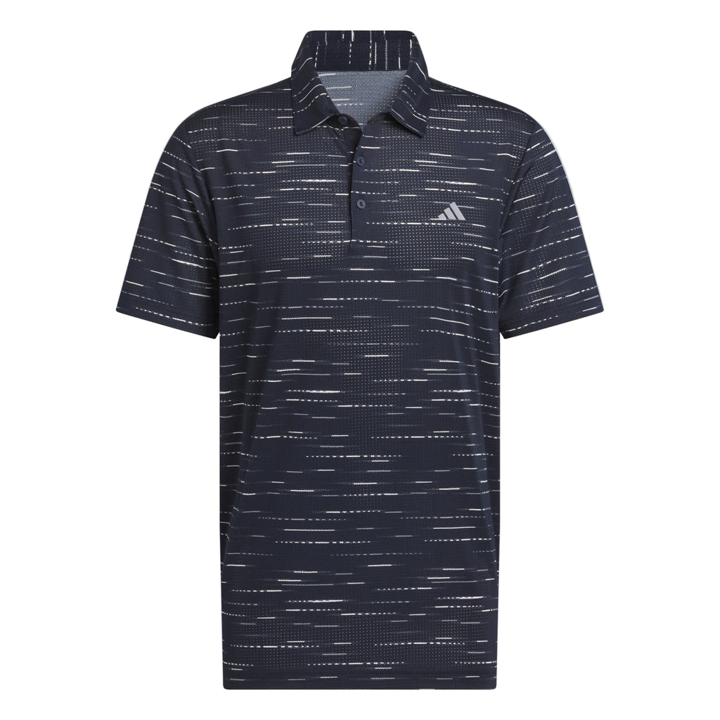 Adidas Men's Golf Shirt | Ultimate Polo | Mesh Print | Navy