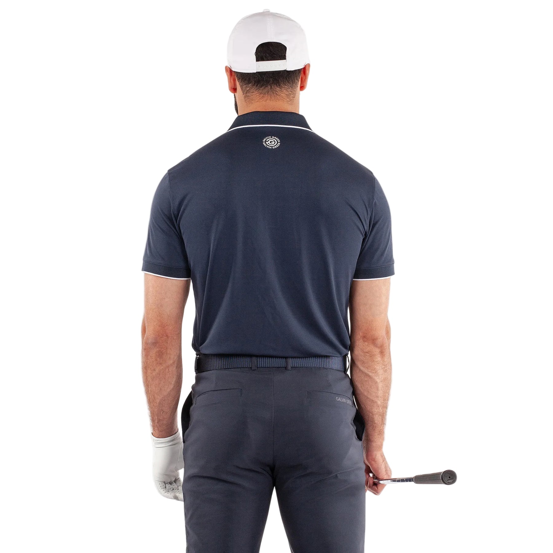 Galvin Green Men`s Golf Shirt | Marty | Navy