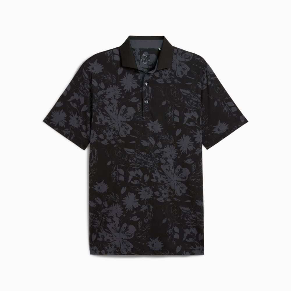 Puma Men's Golf Shirt | Mattr Rose Polo | Black Strong Gray