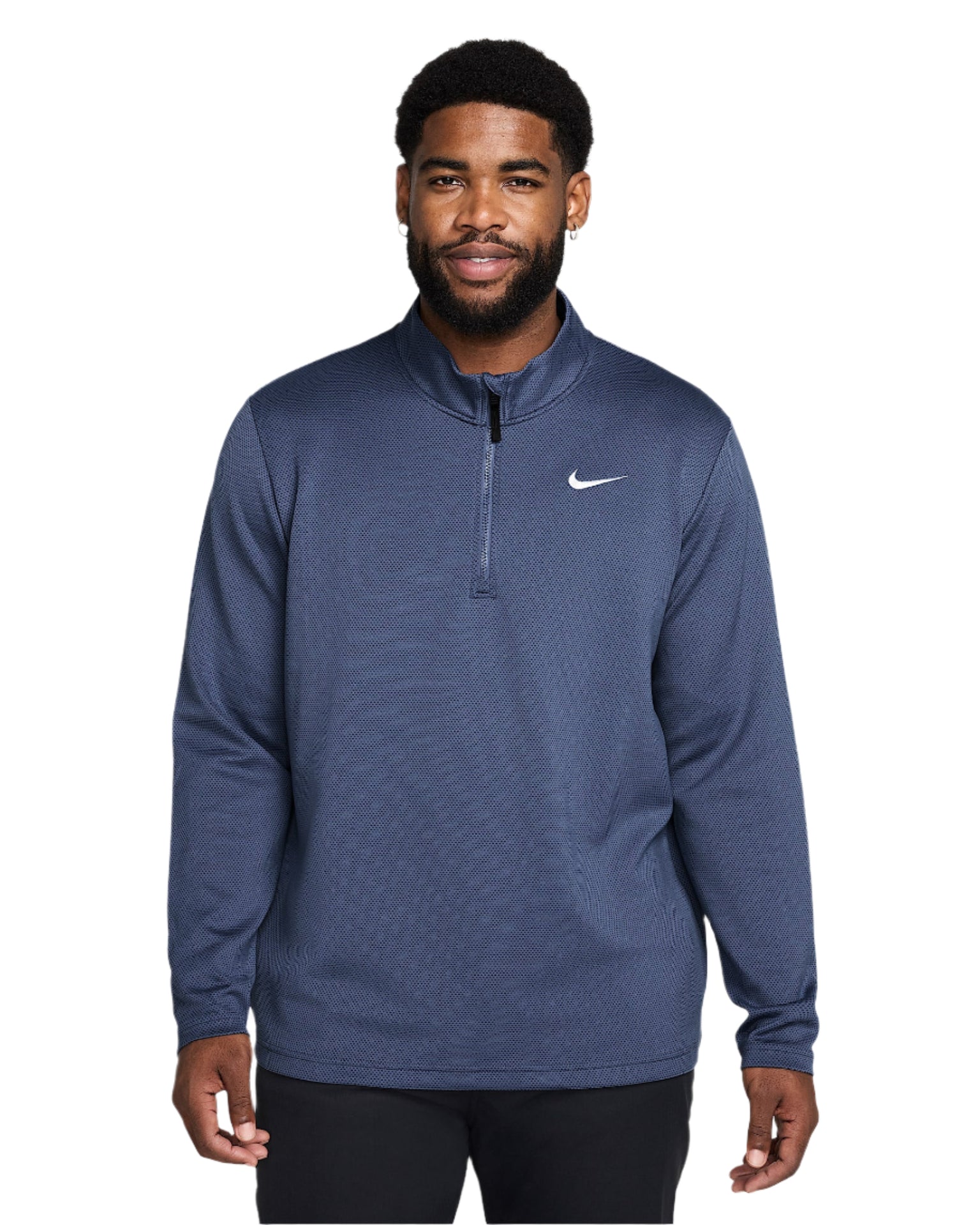 Nike Men`s Golf Jacket 1/2 Zip | Victory Therma | Blue