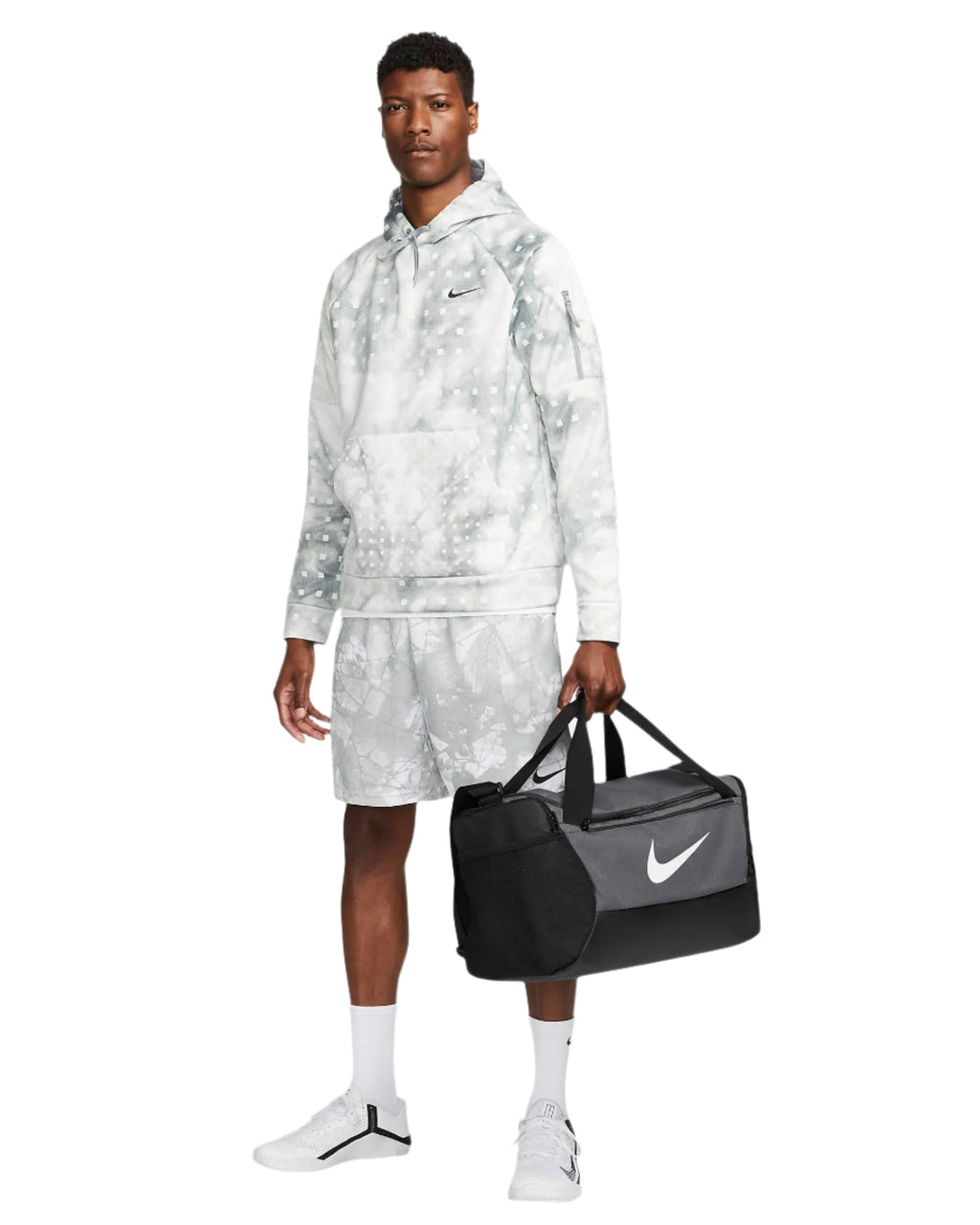 Nike Duffel Bag | Brasilia Small 41 L | Iron Grey