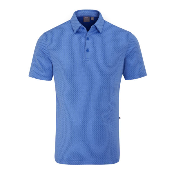 Ping Men's Golf Shirts | Hershel Polo | Cornflower Blue Multi