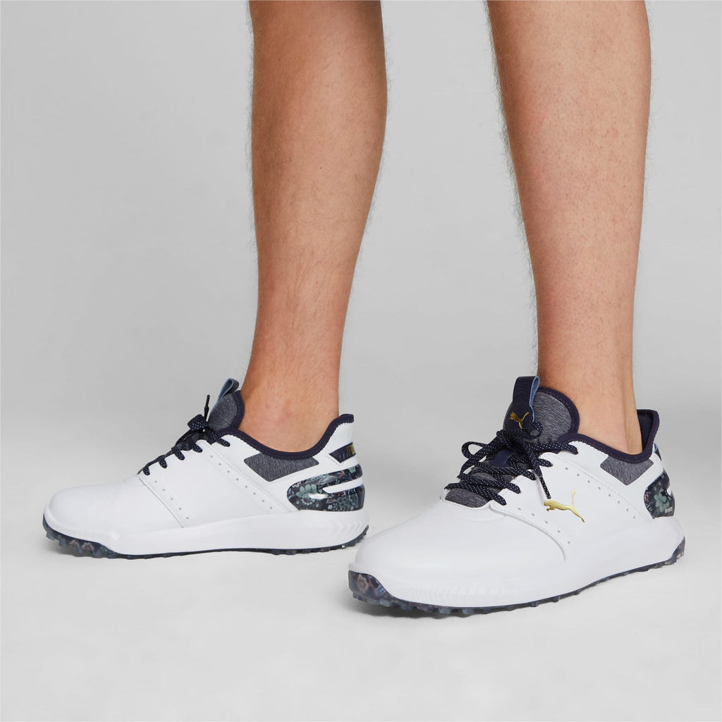 Puma Men's Golf Shoes | Liberty Ignite Elevate | White Navy