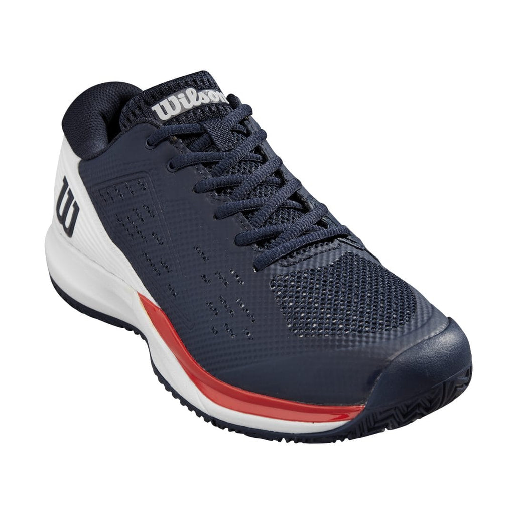 Wilson Mens Footwear | Rush Pro Ace Navy Blazer / White / Wilson Red