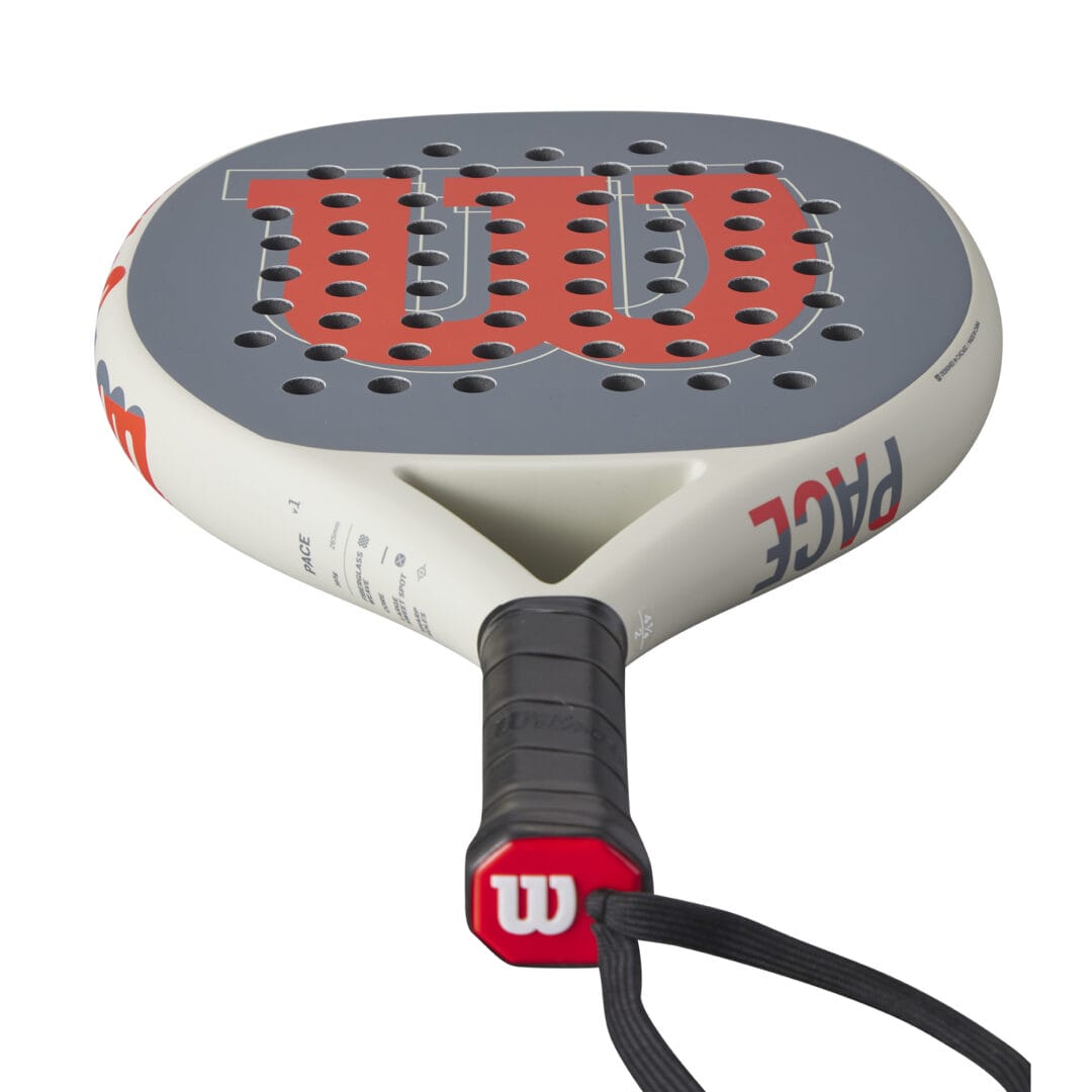 Wilson Padel | Padel Rackets | Pace Padel Racket V1 Red/Grey L2 PR012