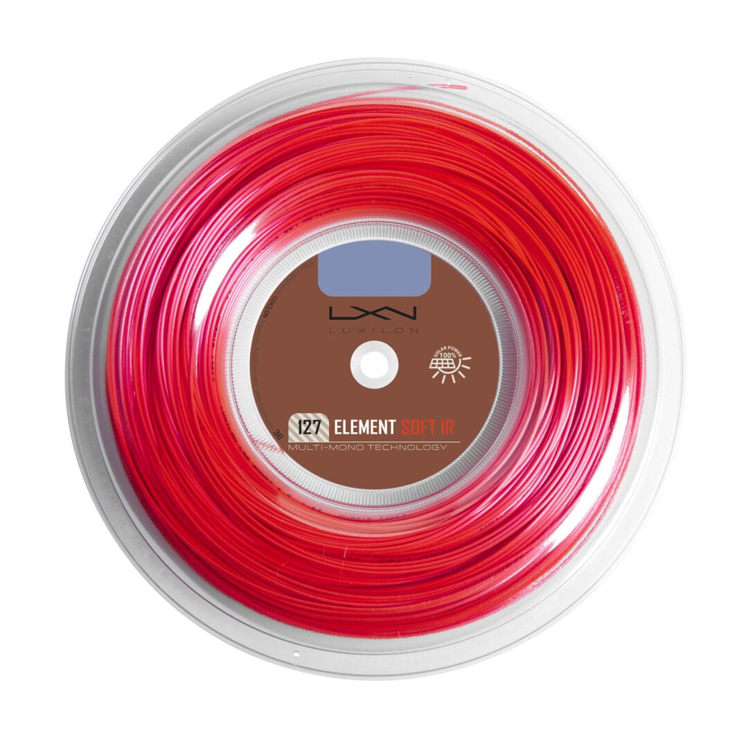 Wilson Strings | Luxilon Strings | Luxilon Element Ir Soft 127 Red Coil SL025