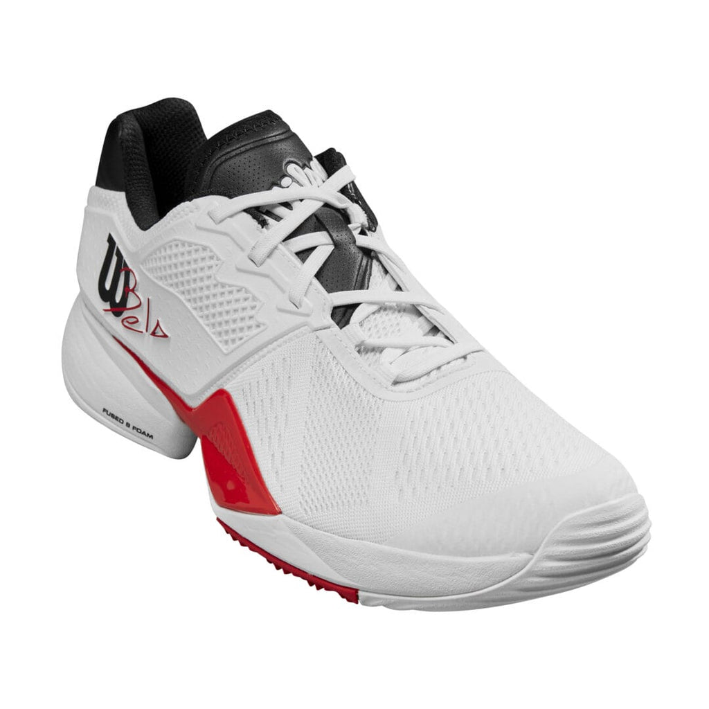 Wilson Padel Footwear | Mens Bela Tour Padel Wh / Red / Blk