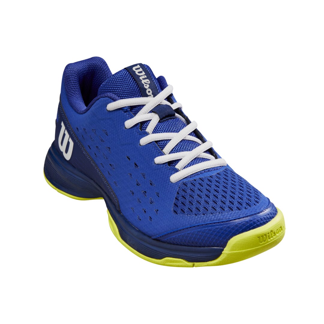 Wilson Junior Footwear | Rush Pro L Bluing / Blue Print / Safety Yellow