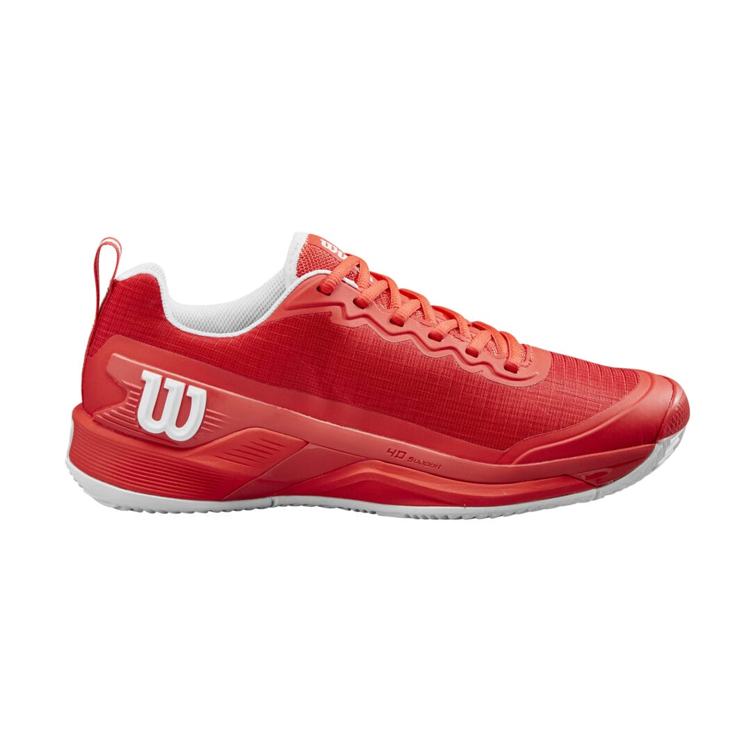 Wilson Mens Footwear | Rush Pro 4.5 Clay Red / Red / Wh