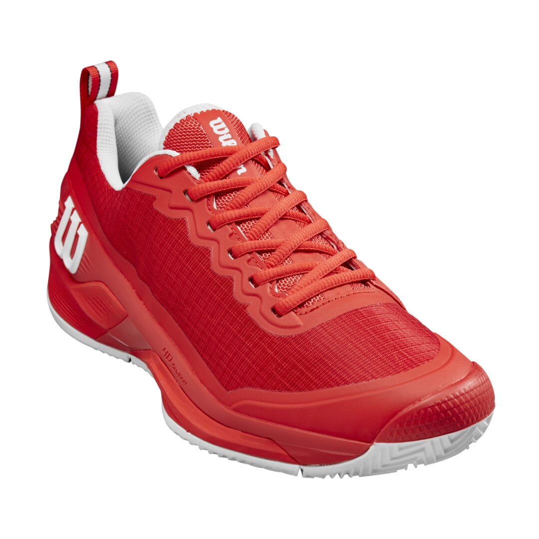 Wilson Mens Footwear | Rush Pro 4.5 Clay Red / Red / Wh