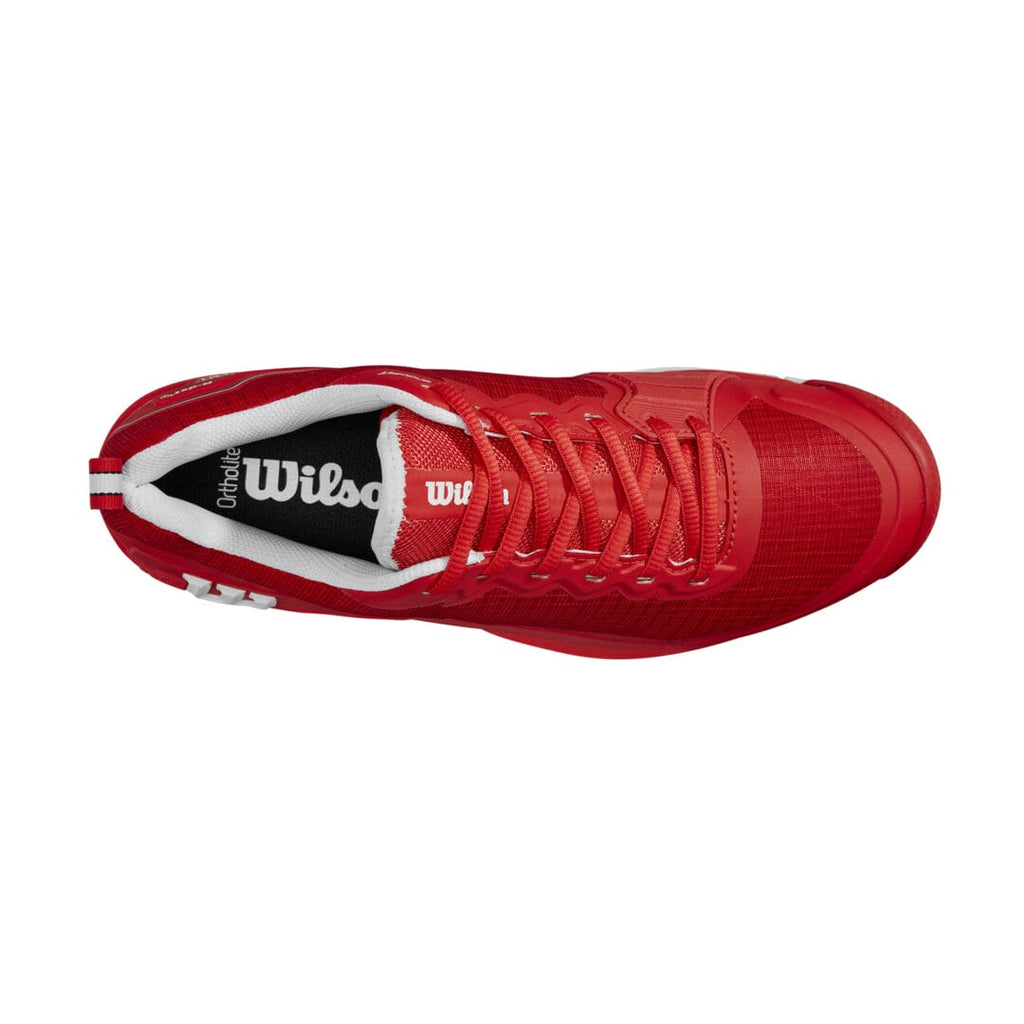 Wilson Mens Footwear | Rush Pro 4.5 Clay Red / Red / Wh