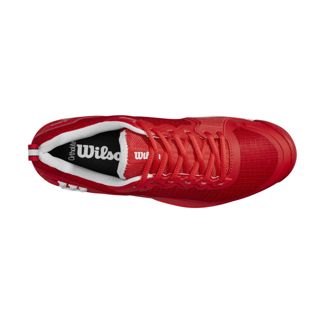 Wilson Mens Footwear | Rush Pro 4.5 Clay Red / Red / Wh