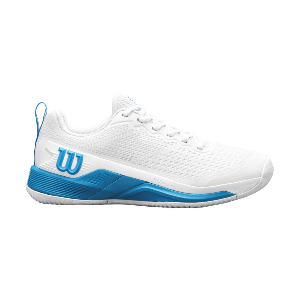 Wilson Mens Footwear | Men's Rush Pro 4.5 Oz Wht / Wht / Atomic Blue