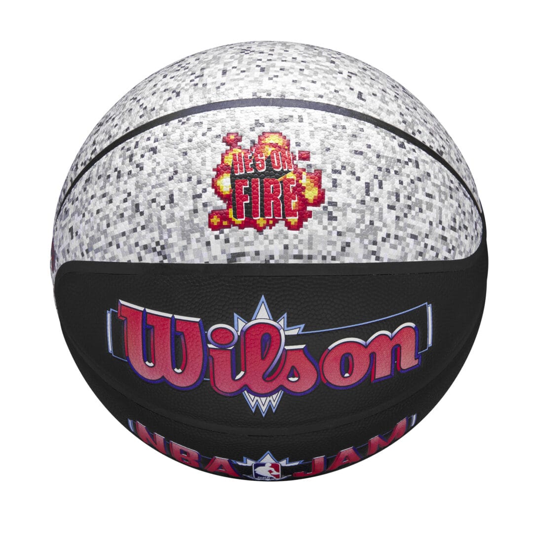 Wilson Team Sports | Basketball | NBA Basketball NBA Jam Indoor Outdoor Basketball Size 7 TS079