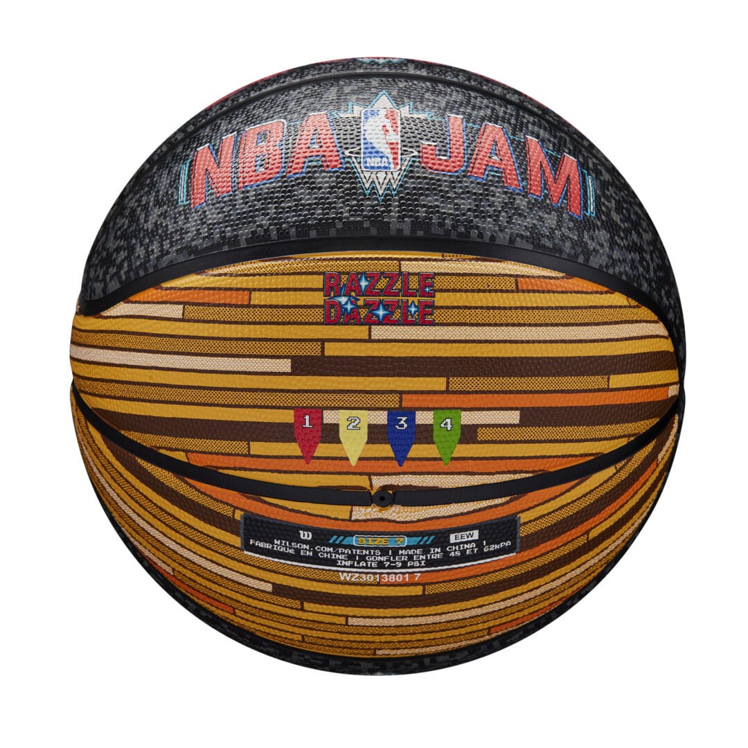 Wilson Team Sports | Basketball | NBA Basketball NBA Jam Outdoor Basketball Size 7 TS080