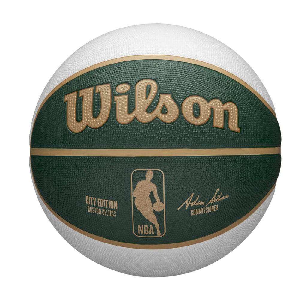 Wilson Team Sports | Basketball | NBA Basketball NBA Team City Edition Bos Celt Size 7 TS086