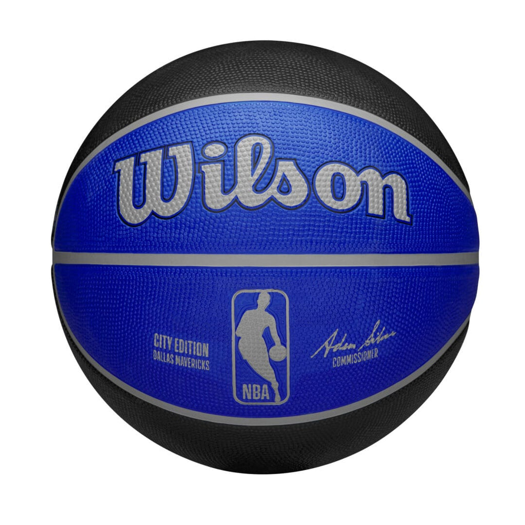 Wilson Team Sports | Basketball | NBA Basketball NBA Team City Edition Dal Mav Size 7 TS089