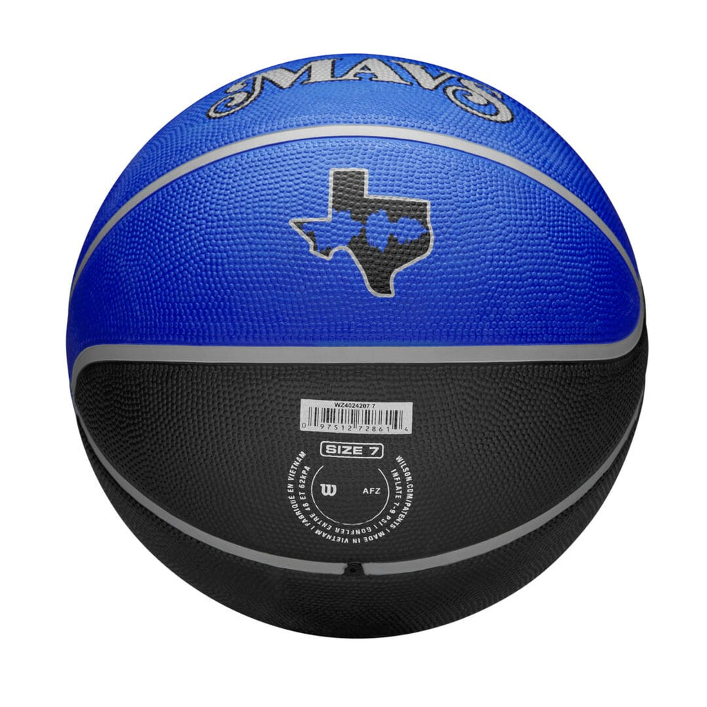 Wilson Team Sports | Basketball | NBA Basketball NBA Team City Edition Dal Mav Size 7 TS089