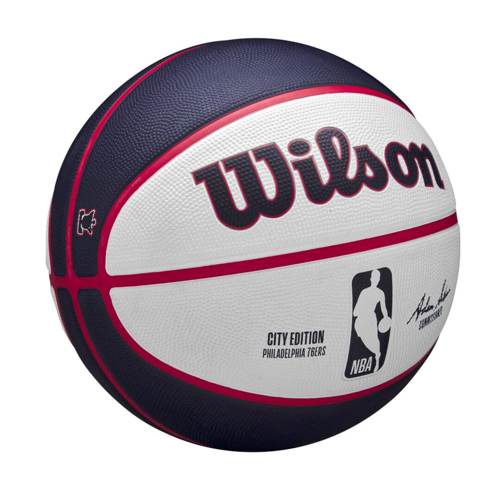 Wilson Team Sports | Basketball | NBA Basketball NBA Team City Edition Phi 76er Size 7 TS094