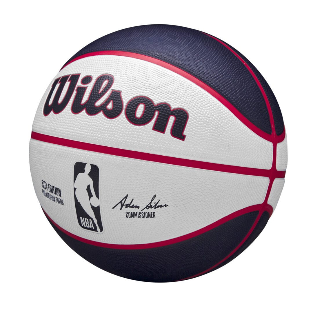 Wilson Team Sports | Basketball | NBA Basketball NBA Team City Edition Phi 76er Size 7 TS094