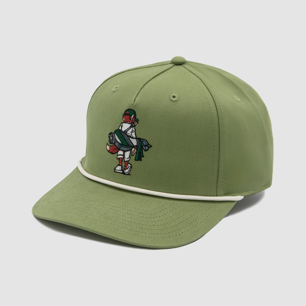 Slater Golf | Looper Fox Rope Cap | Green Cream