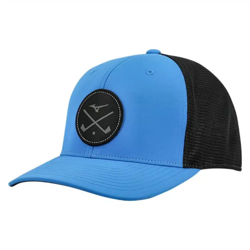 Mizuno Men's Golf Cap | Crossed Clubs Mesh Blue